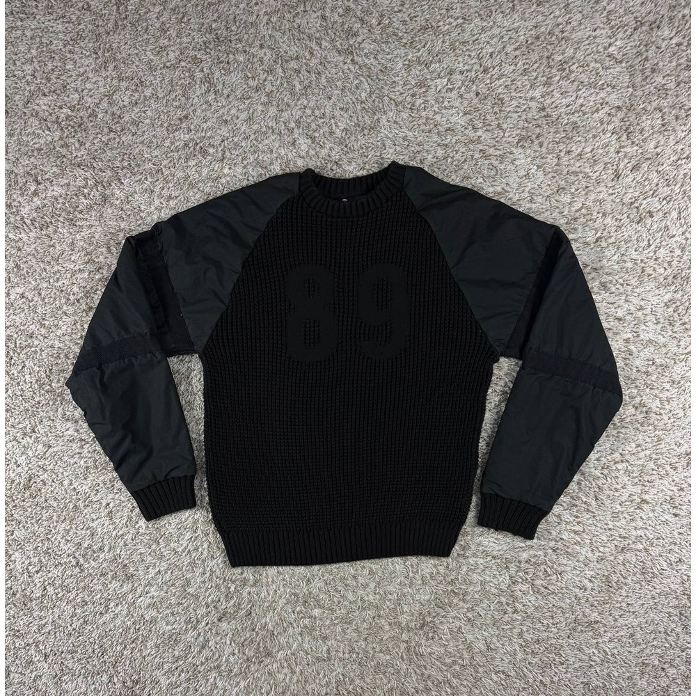G-Star RAW Woven Mix Knitted Pullover Sweater Men's Size Medium